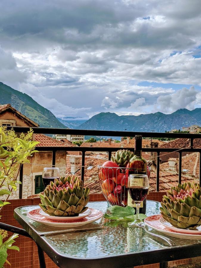 Best View! Rooftop With Garden - Old Town Nr404 Kotor Exterior foto